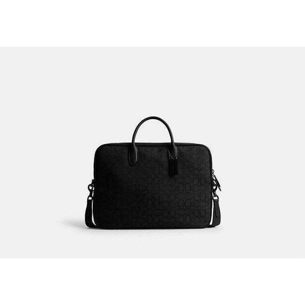 Theo Work Bag In Signature Jacquard